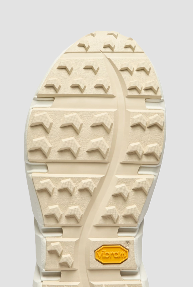 scarpe in maglia da donna beige