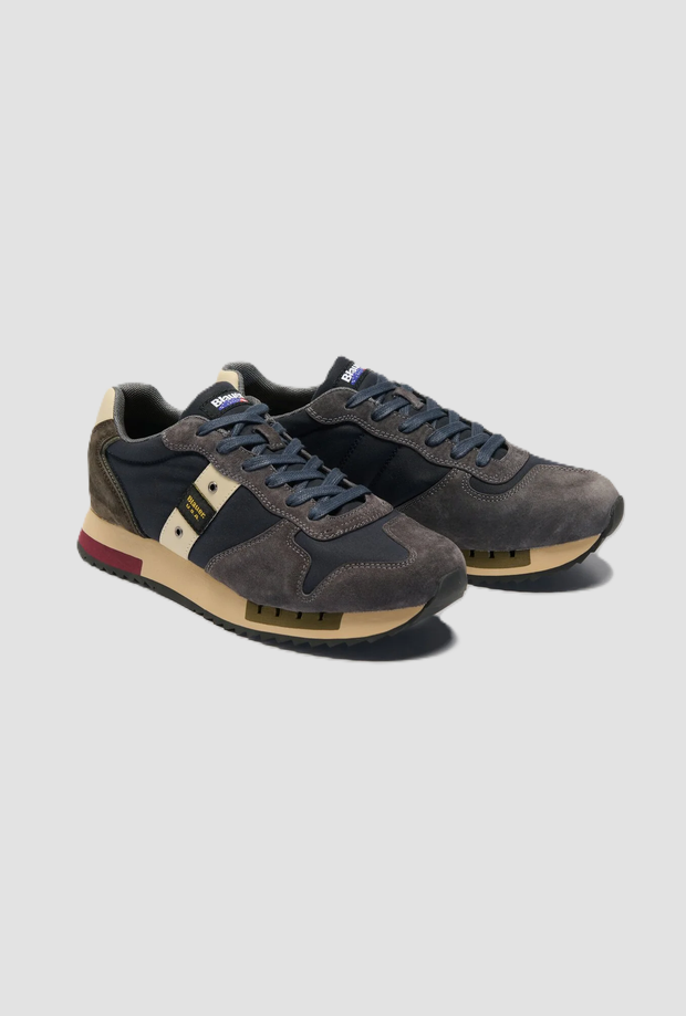 scarpe queens da uomo navy blue