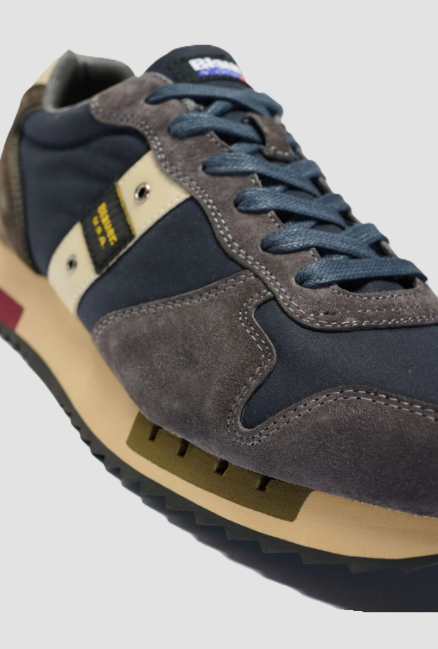 scarpe queens da uomo navy blue