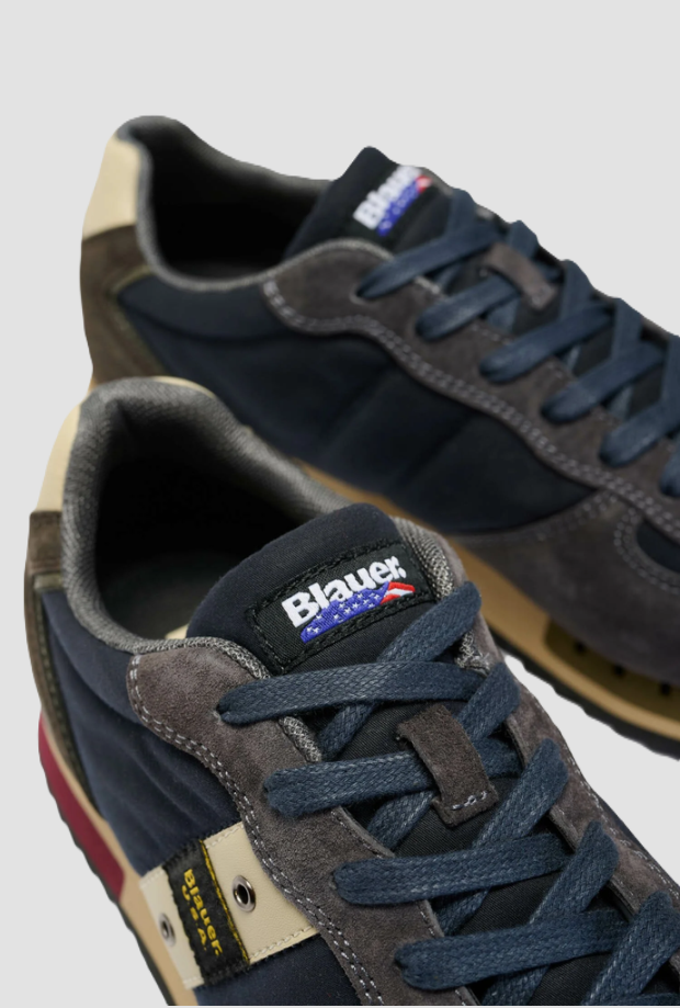 scarpe queens da uomo navy blue