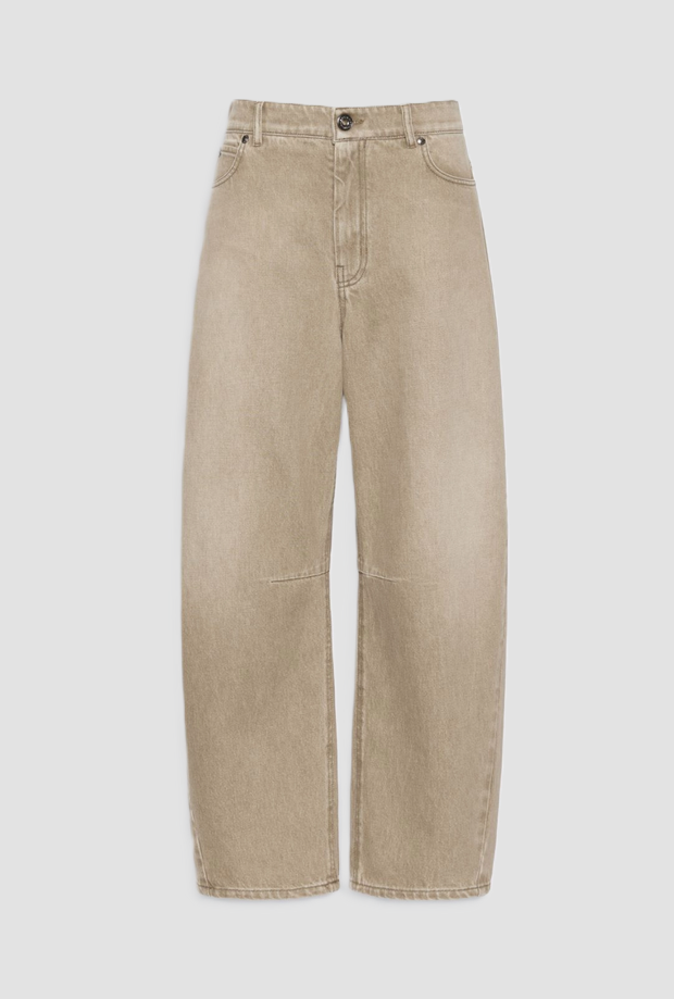 denim fit woman beige