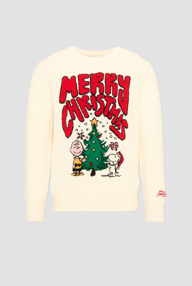 douglas sweater with ivory baby snoopy