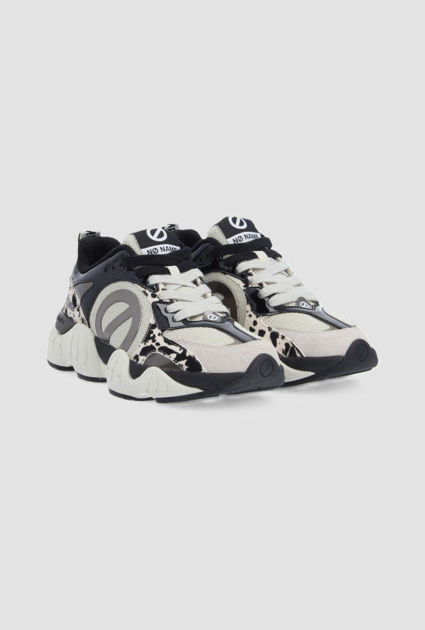 scarpe krazee runner donna bianco-nero
