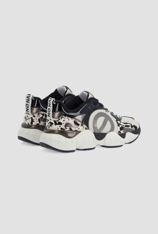scarpe krazee runner donna bianco-nero