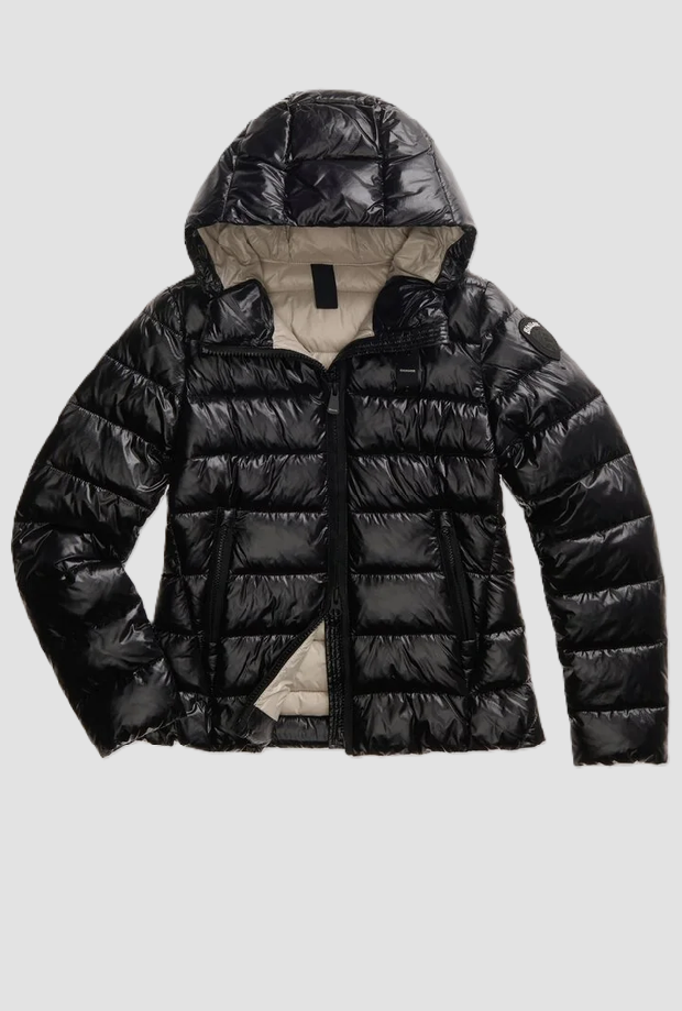 chaqueta zanahoria mujer negro-beige