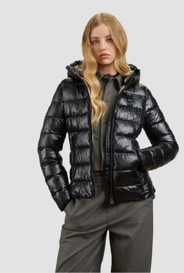 chaqueta zanahoria mujer negro-beige