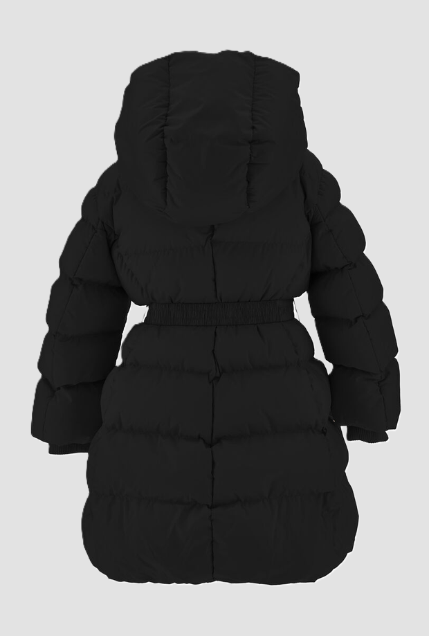 duvet with hood and black baby belt