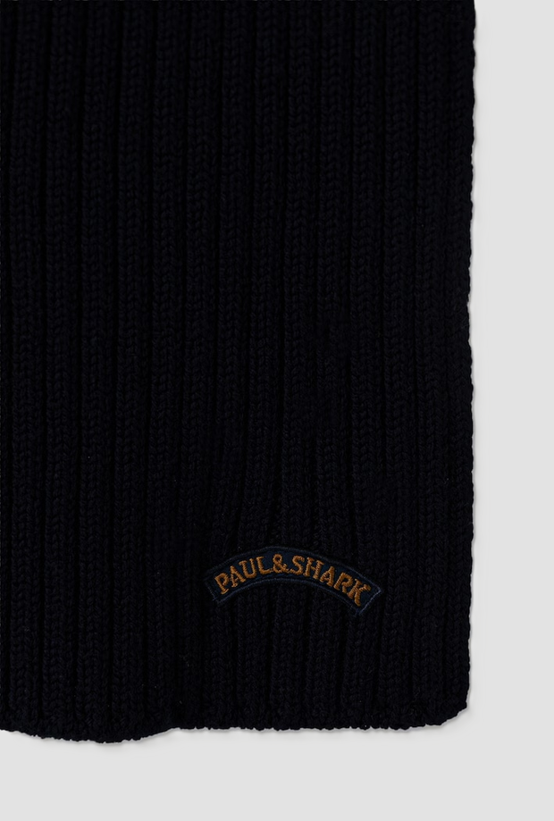 scarf man blue