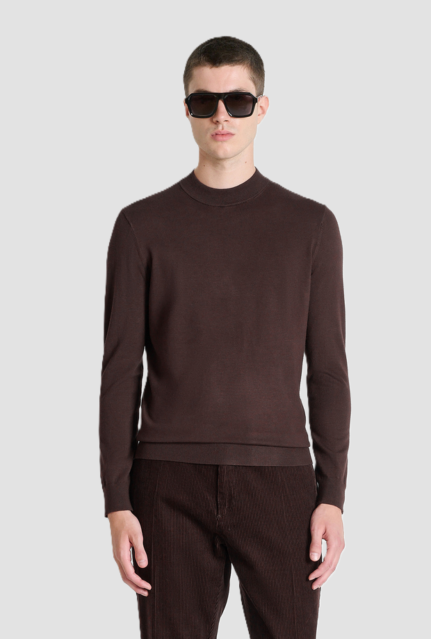 Men's Lupetto Coffee Mesh