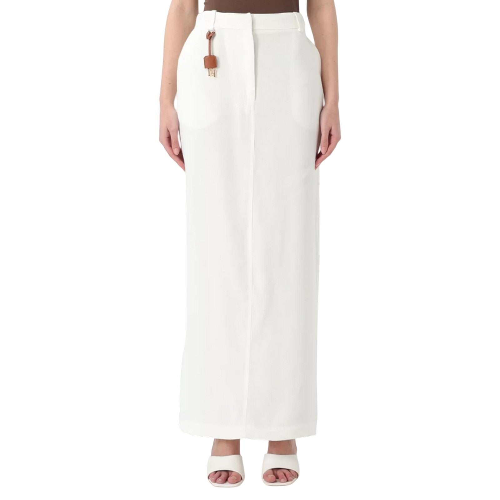 gonne casual donna elisabetta franchi - gonna - avorio
