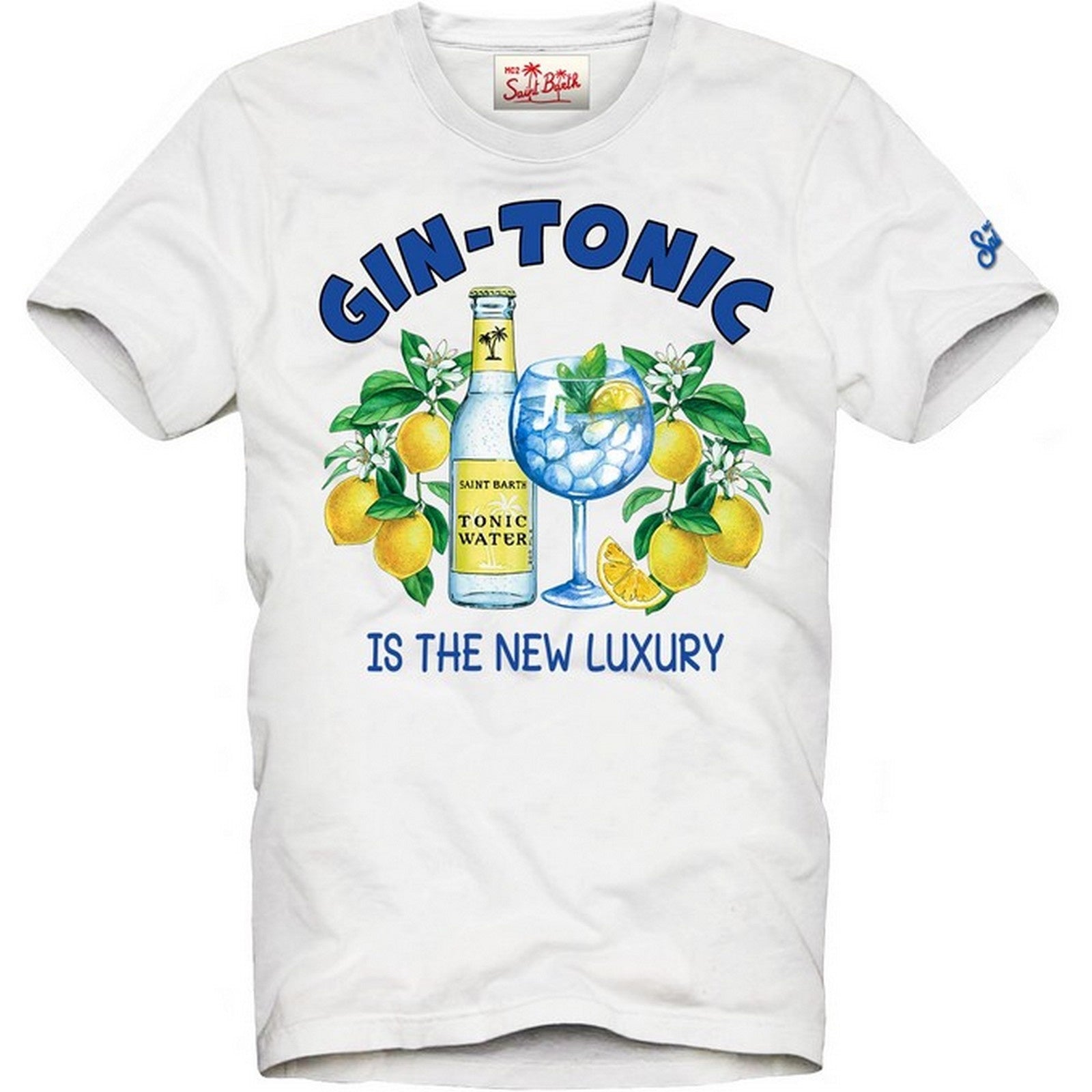 t-shirt man Mc2 Saint Barth - t-shirt man gin lemon summer 01n - n.d.