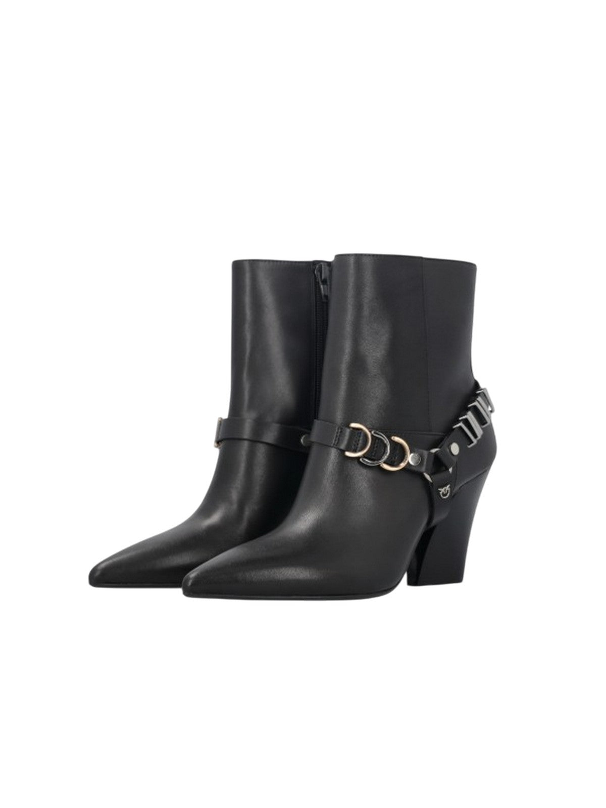 Women's boots Pinko - purple 02 - ankle boot calf - black