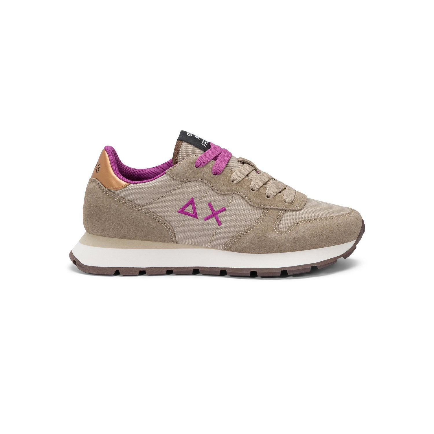 zapatilla mujer Sun68 - ally solid - beige