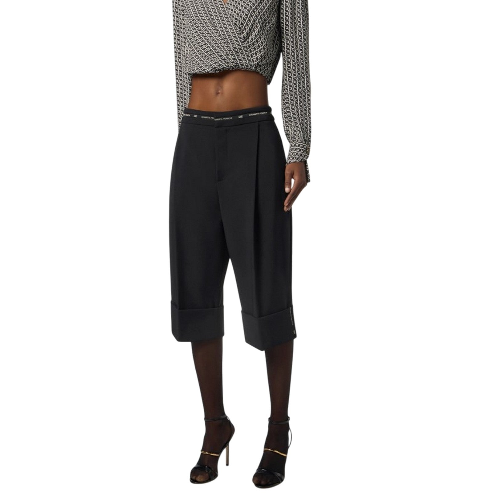 Women's trousers Elisabetta Franchi - pants - black