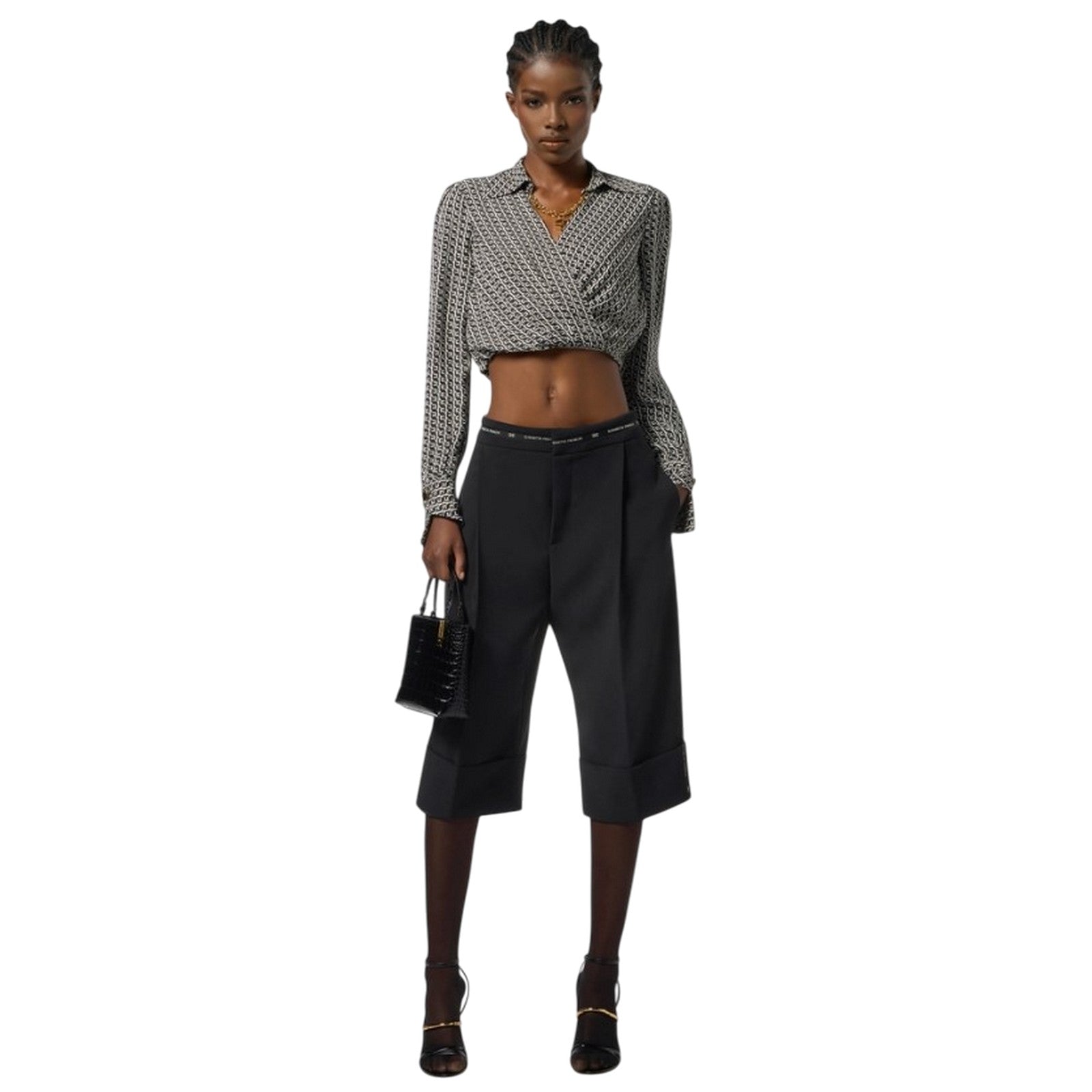 Women's trousers Elisabetta Franchi - pants - black