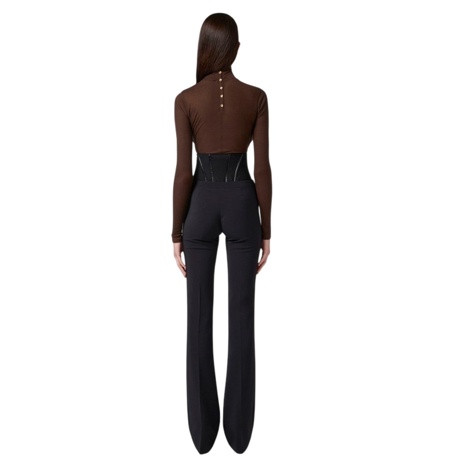 Pantalons pour femmes Elisabetta Franchi - pantalon - noir