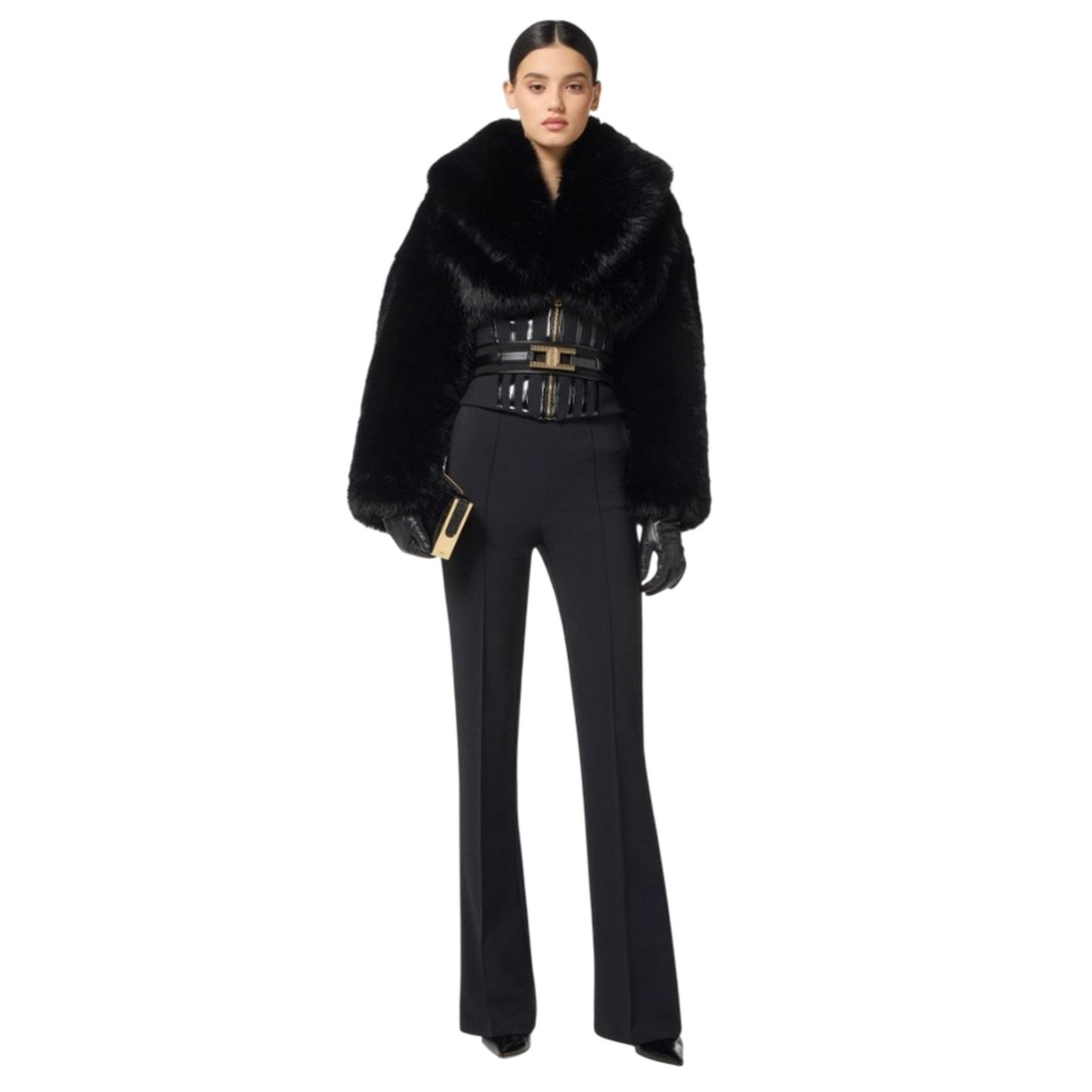 Women's trousers Elisabetta Franchi - pants - black