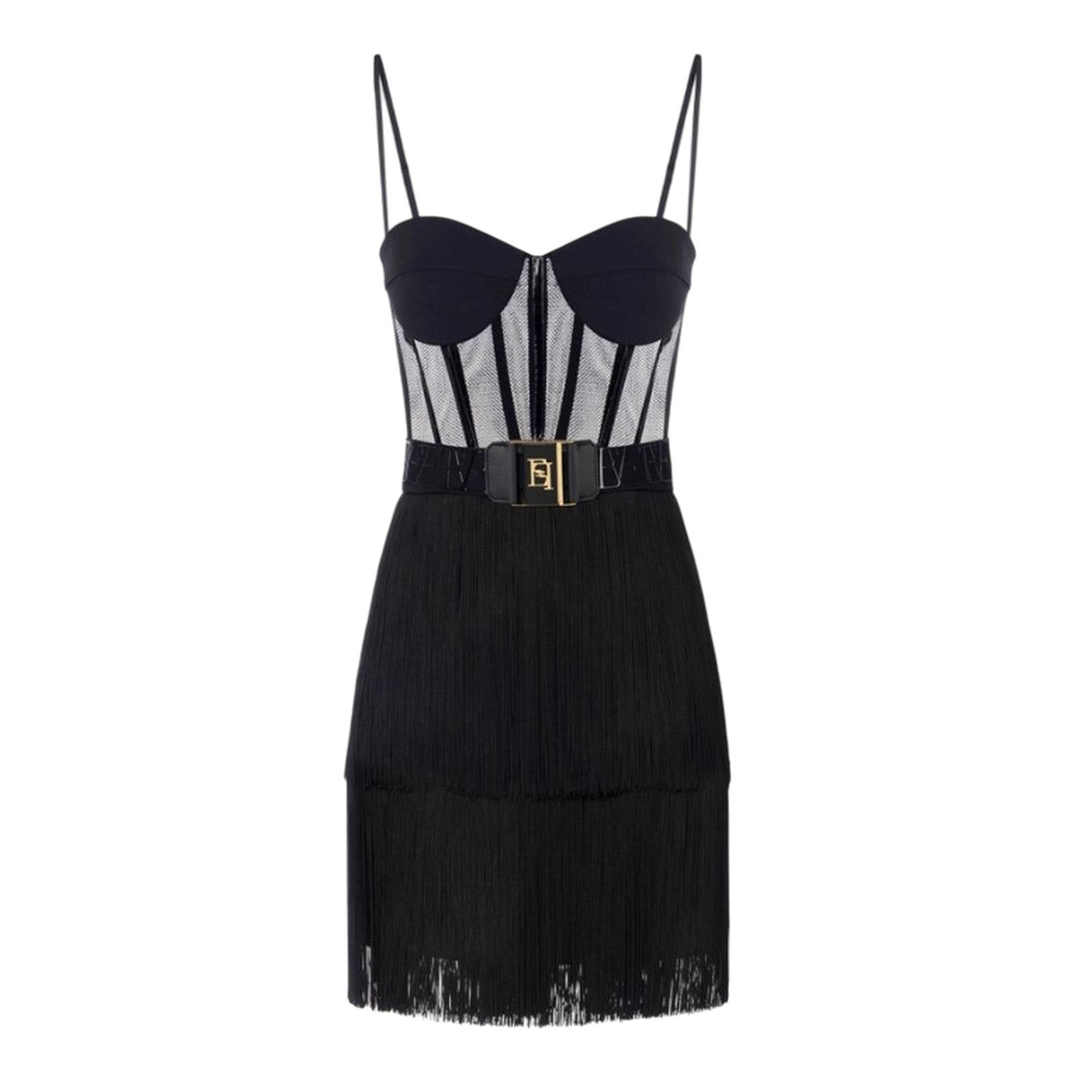vestiti casual donna elisabetta franchi - abito - nero