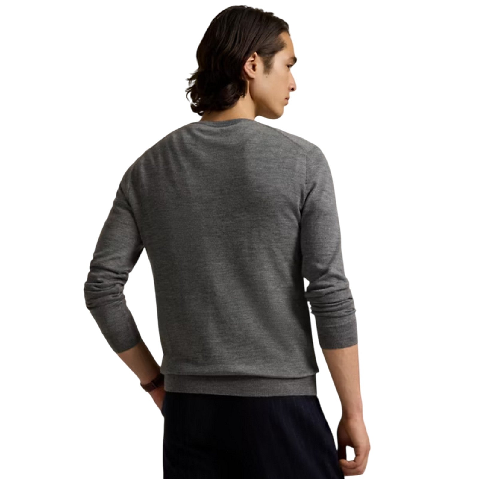 Men's sweaters Ralph Lauren - lsfvnpp long sleeve pullover - grey