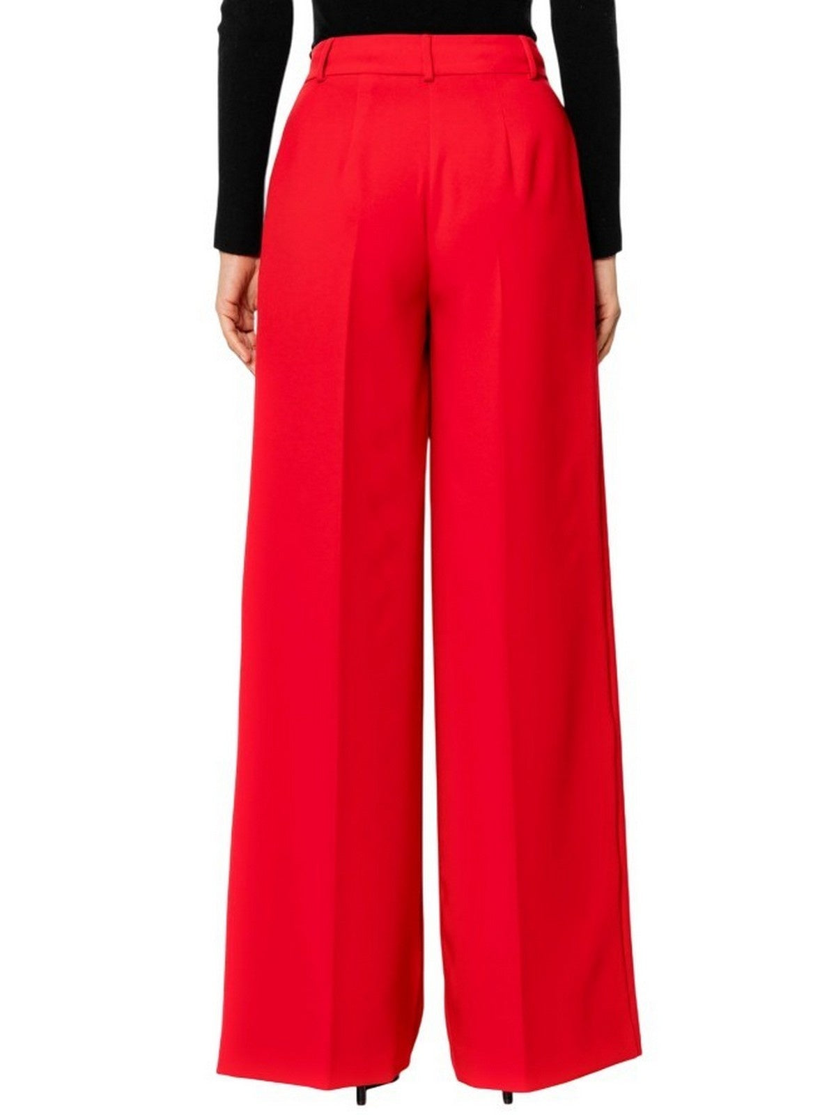 pantaloni donna rue•8isquit - panta palazzo cady - rosso