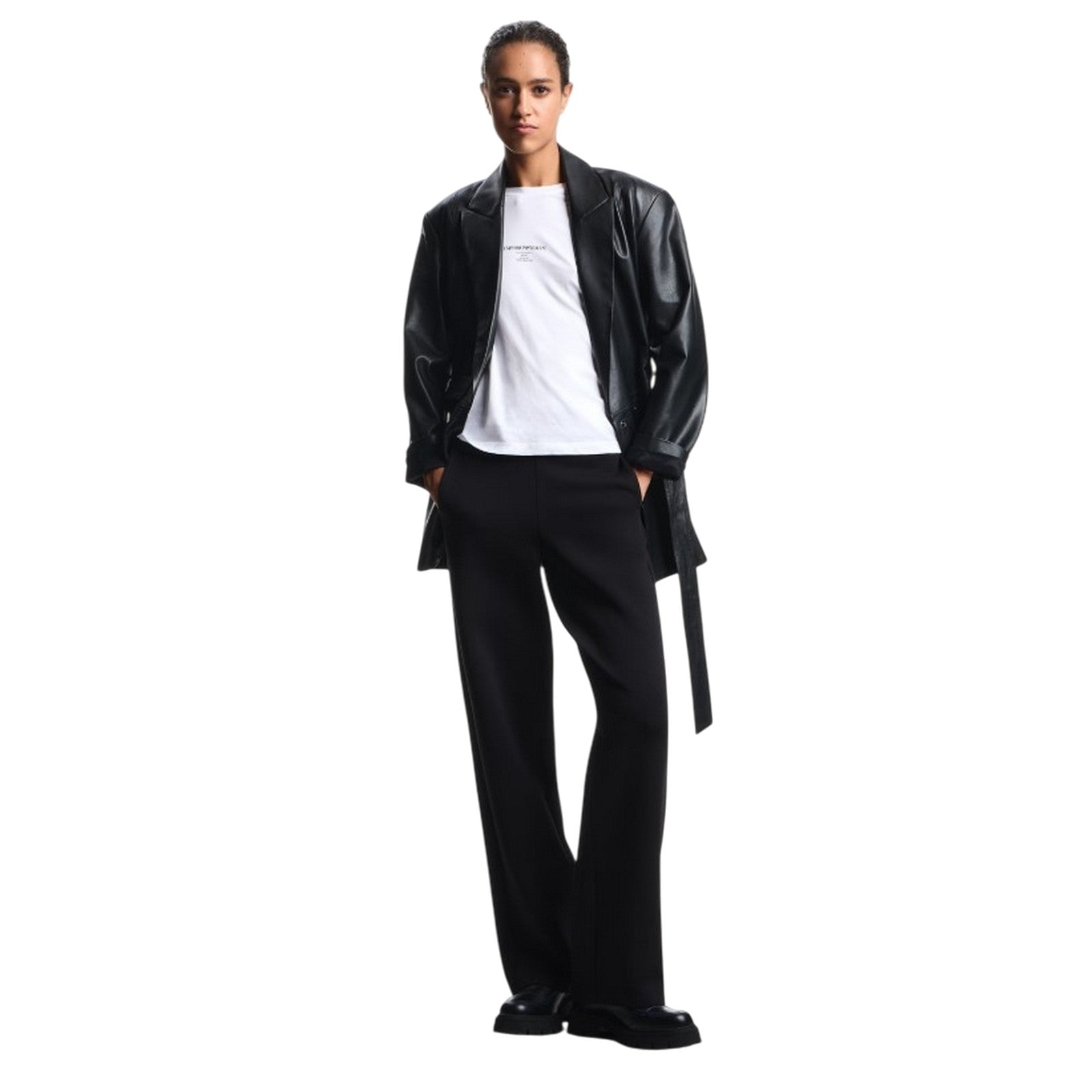 Pantalons pour femmes Emporio Armani - pantalon - noir