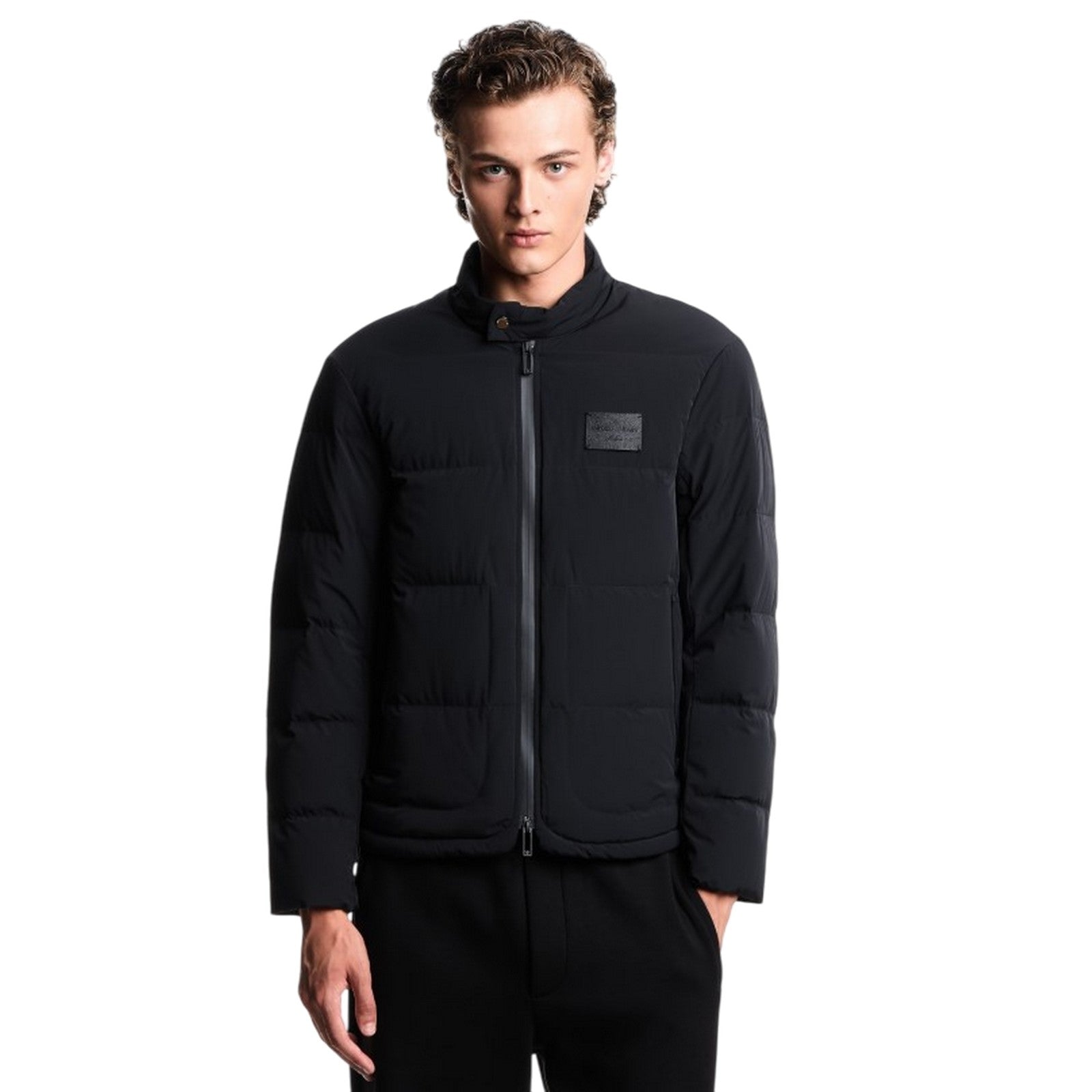 man down Emporio Armani - down jacket - black