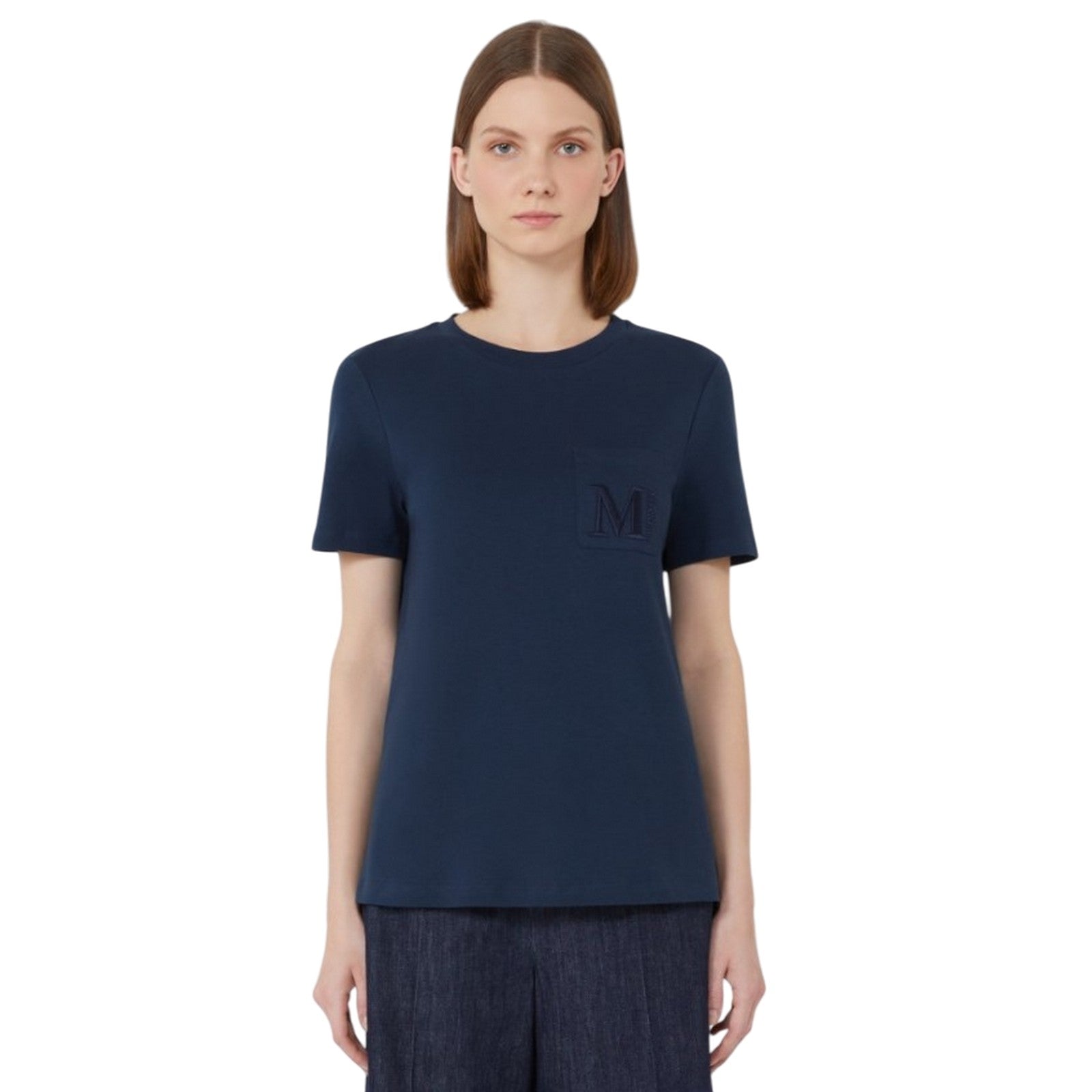T-Shirt Frau Max Mara - madera - blau