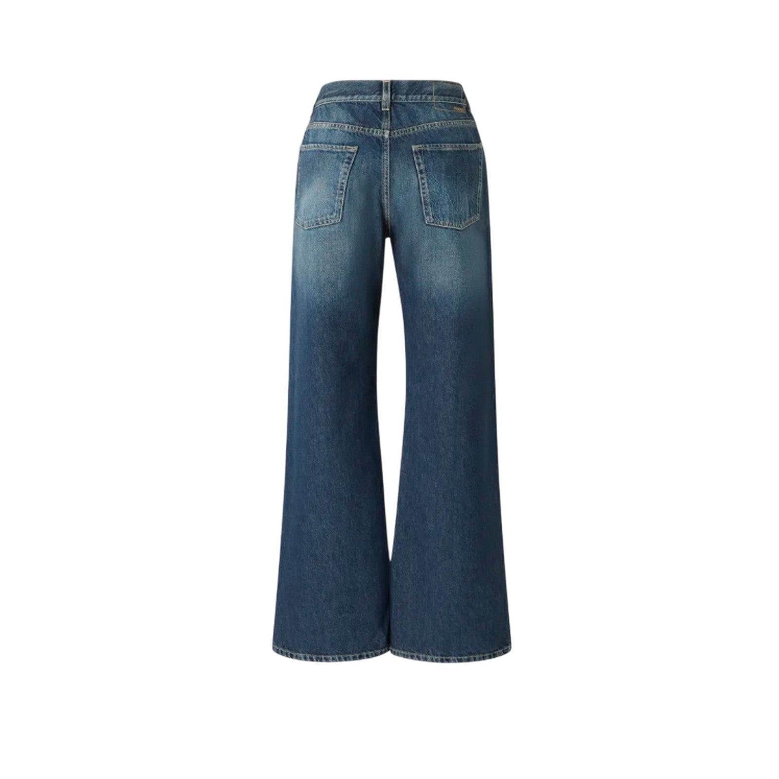 jeans femme Pinko - wanda large jambe soft ocean - denim