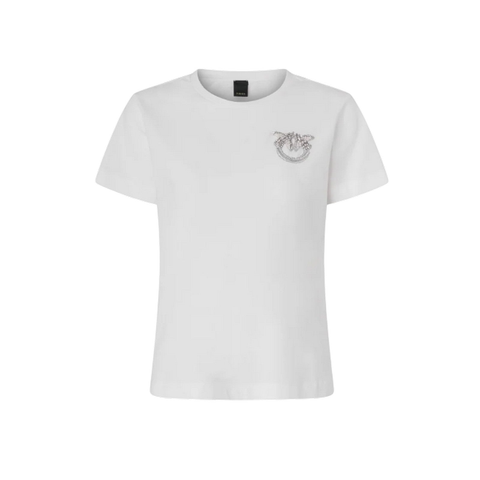T-Shirt Frau Pinko - nambrone T-Shirt Jersey - weiß