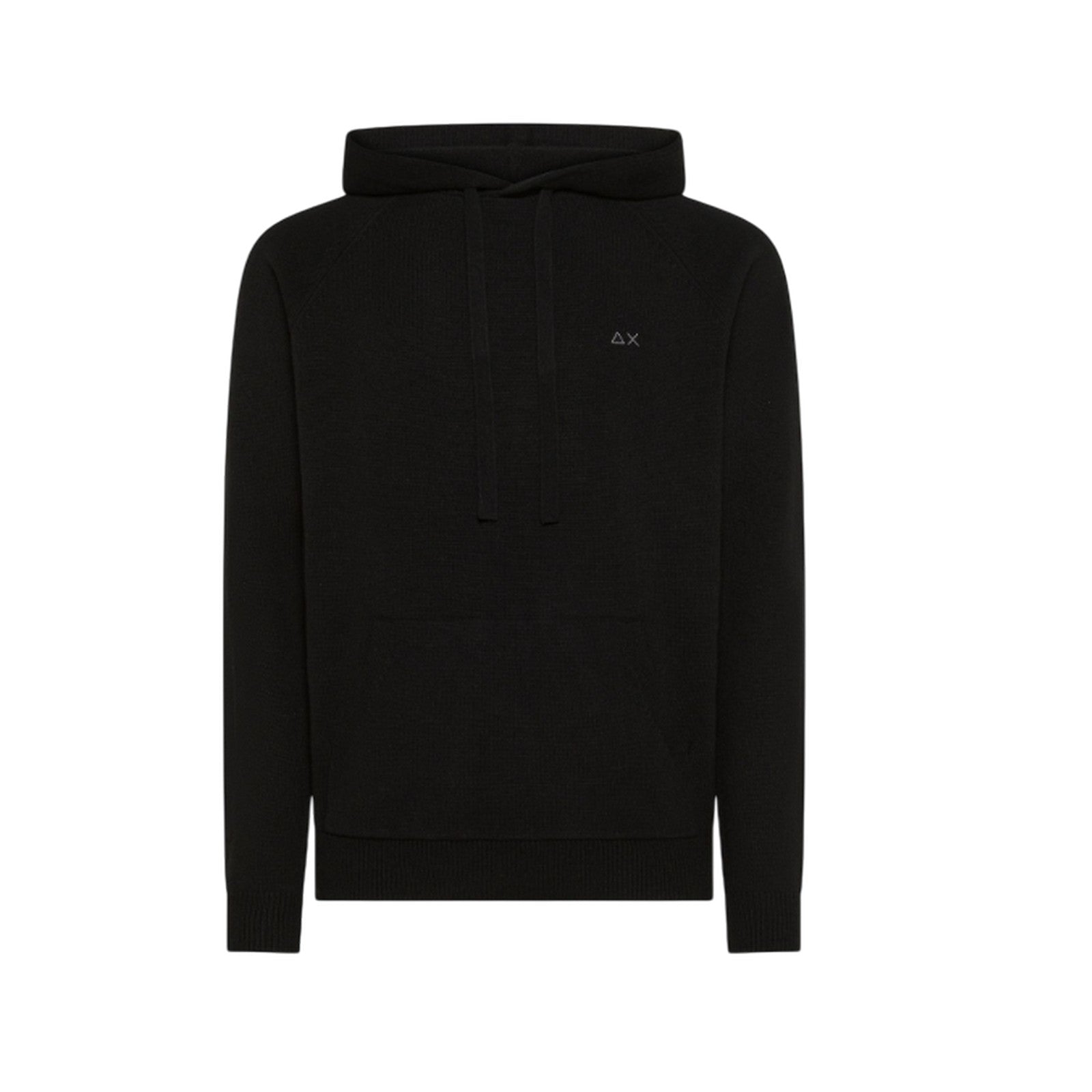 hoodie man Sun68 - hoodie sweater warm l/s - black