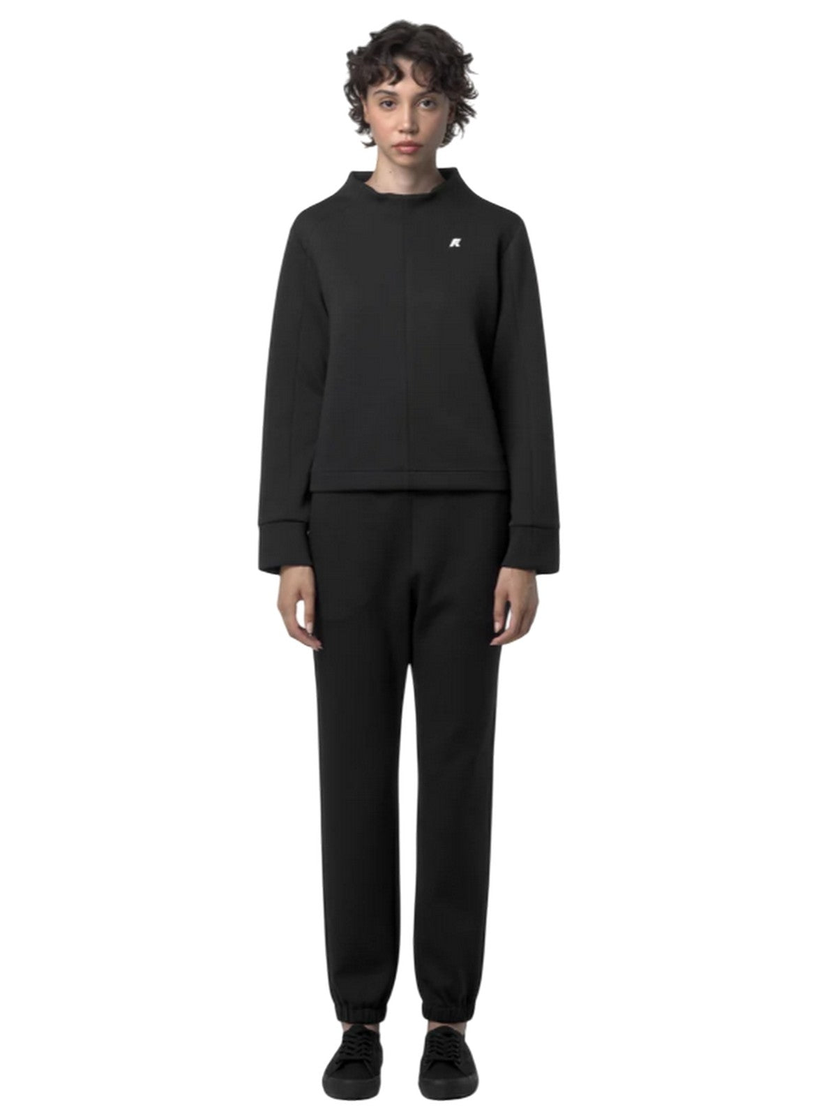 Women's trousers K-way - light spacer ginevrette - black