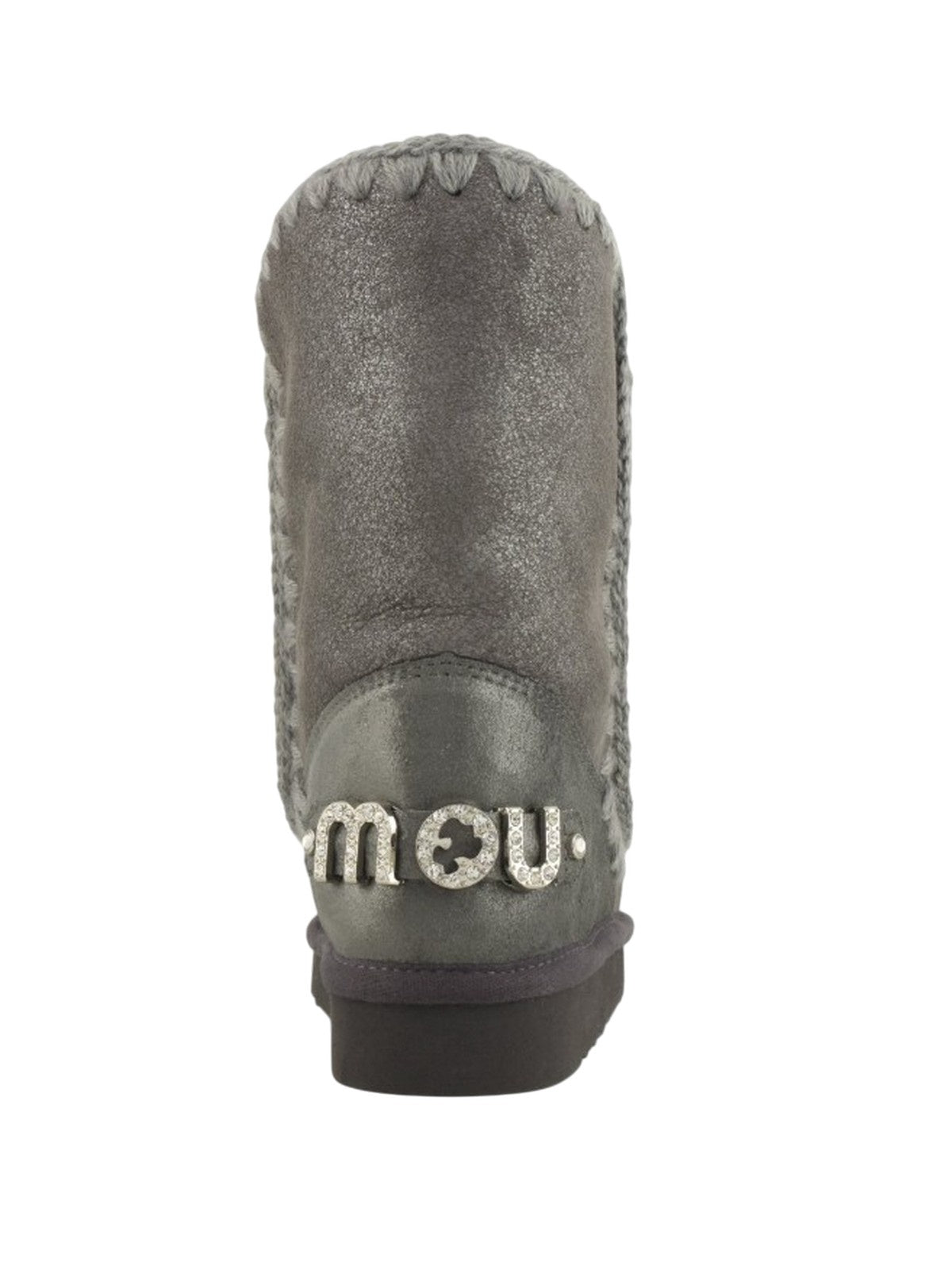stivali donna mou - eskimo 24 rhinestones logo - grigio