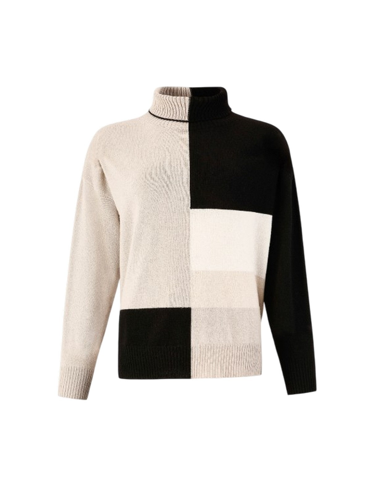 maglie donna d.exterior - f--color block over dolc - nero