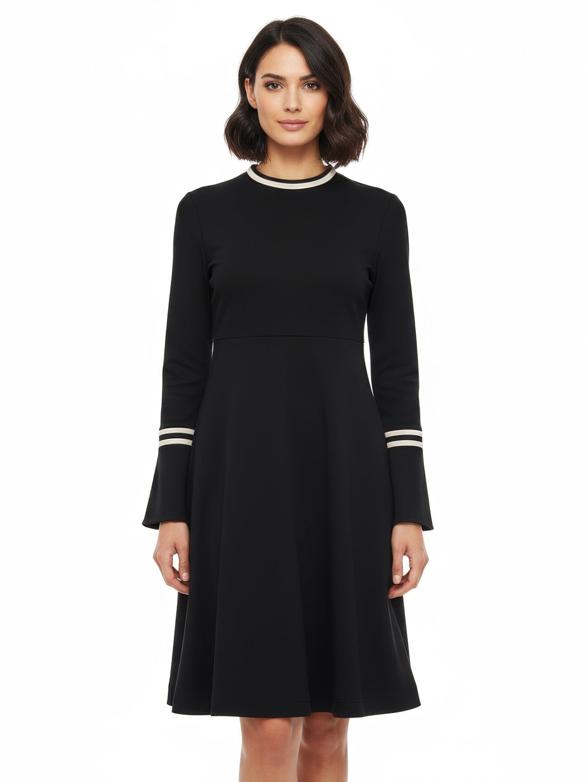 Vêtements pour femmes occasionnels 1one - robe en sablier gaieté m/l point milano - s.d.