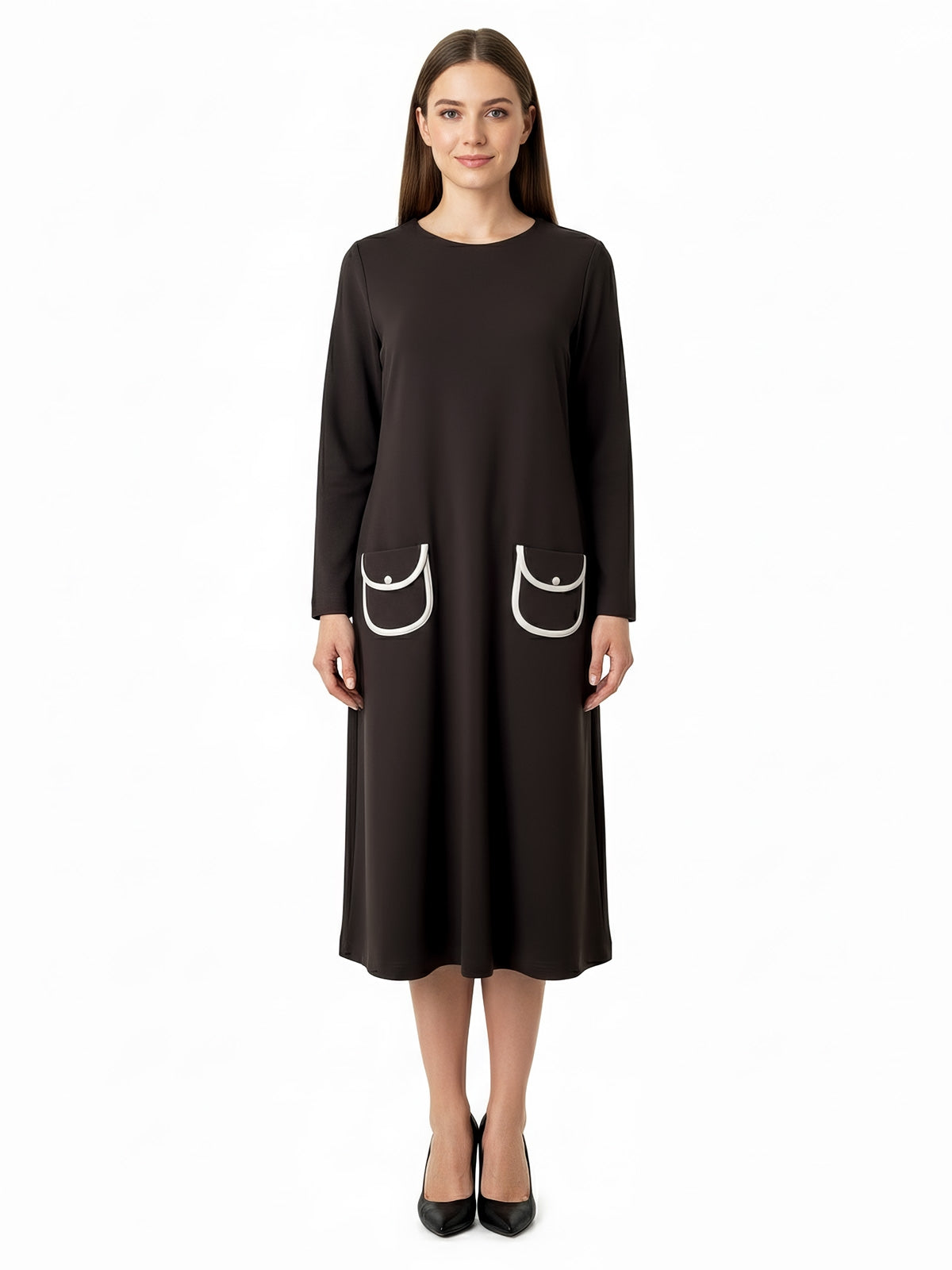 Vêtements pour femmes occasionnels 1one - robe vienna m/l girocollo taschine punto milano - s.d.