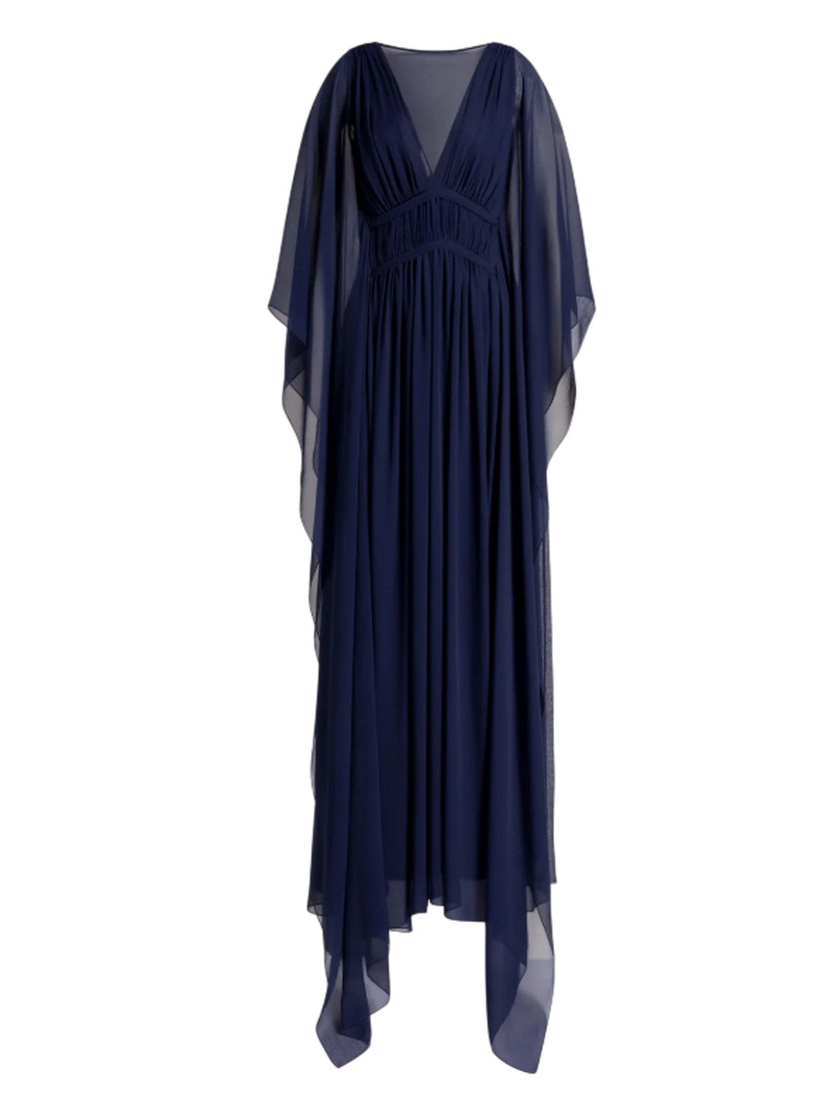 vestiti da sera e cerimonia donna alberta ferretti - abito creponne - blu