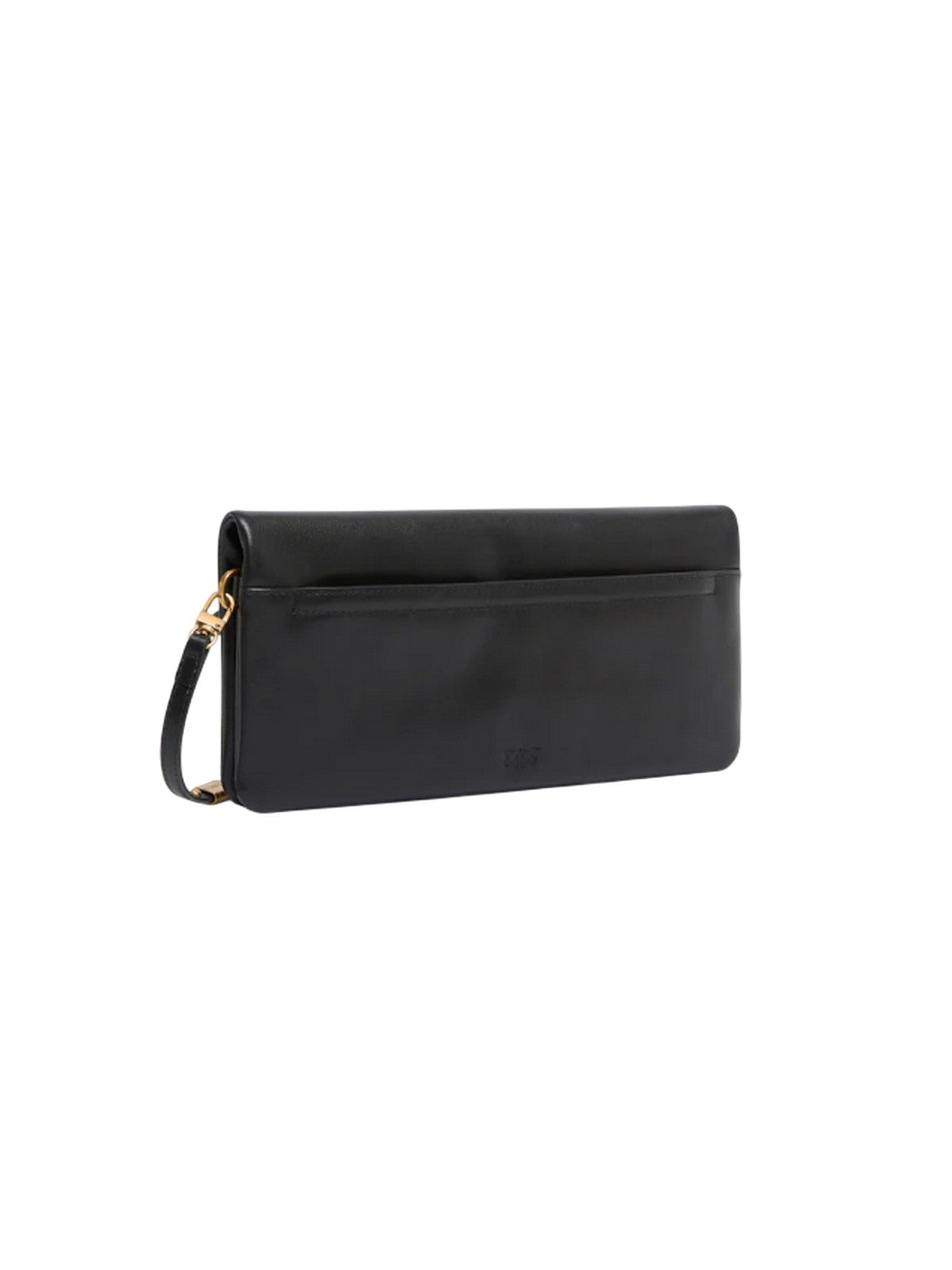borse a tracolla donna pinko - click soft horizontal classic - nero
