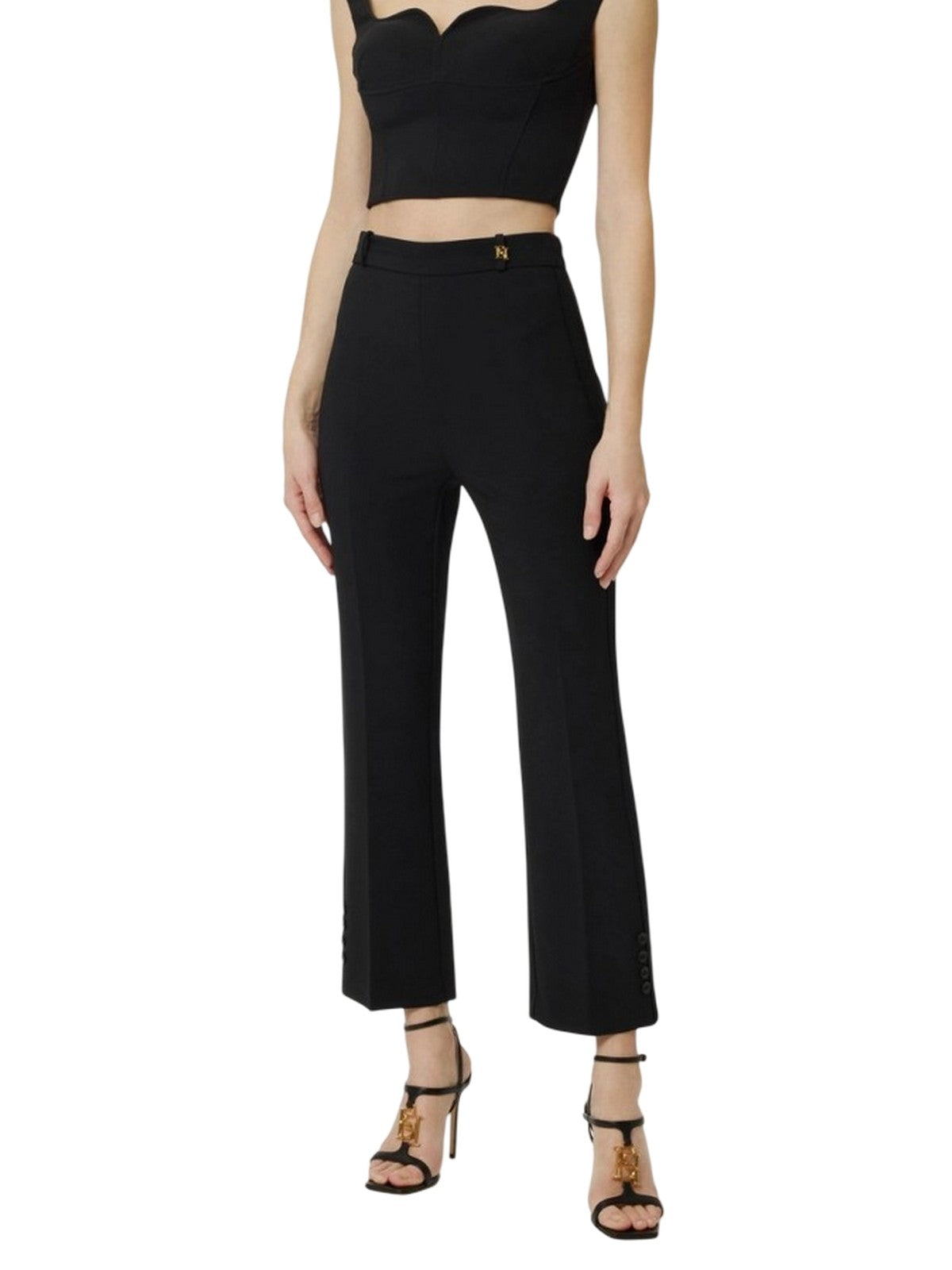 Pantalón de mujeres Elisabetta Franchi - pantalones - negro