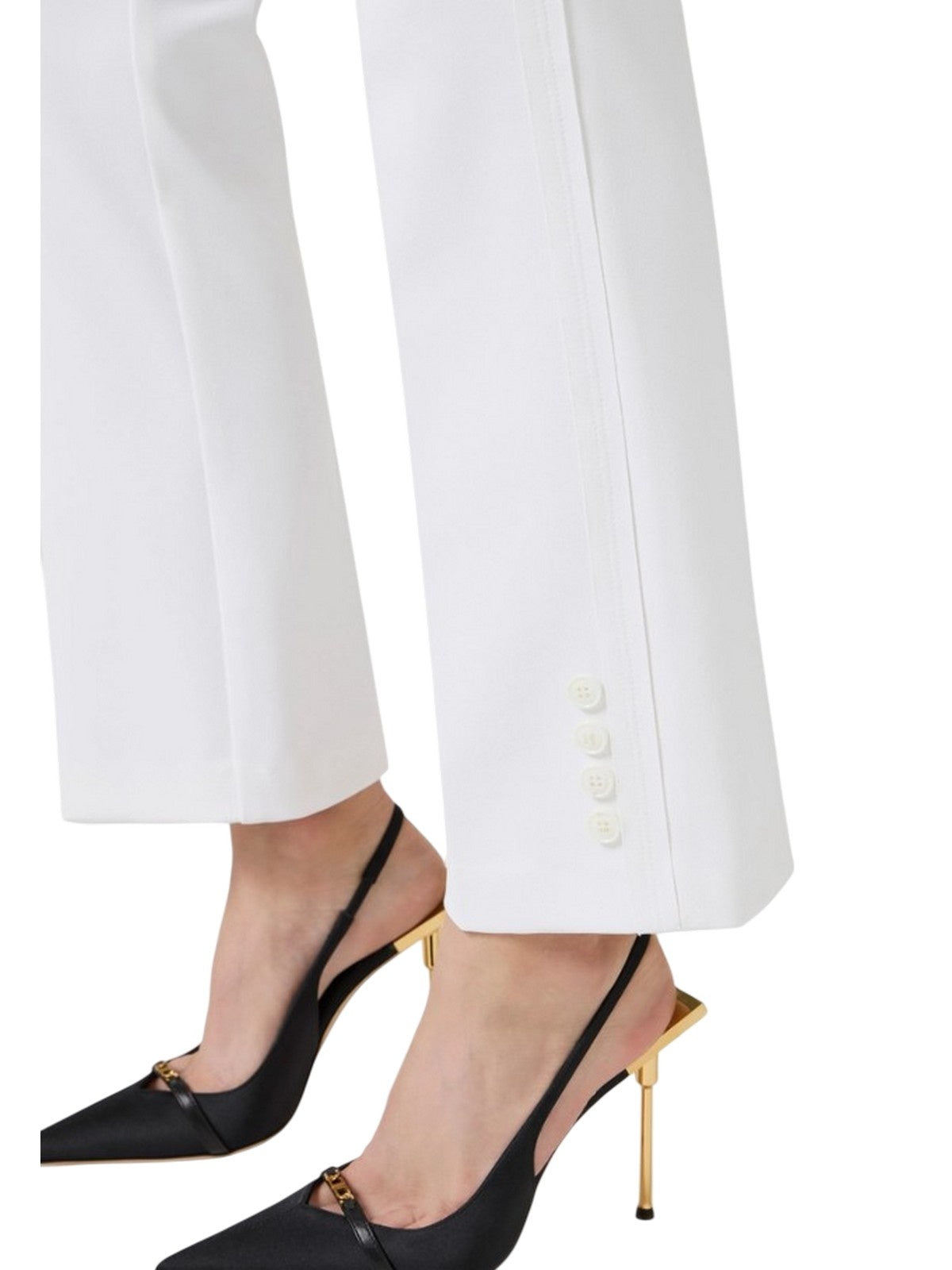 Vrouwenbroek Elisabetta Franchi - broek - ivoor