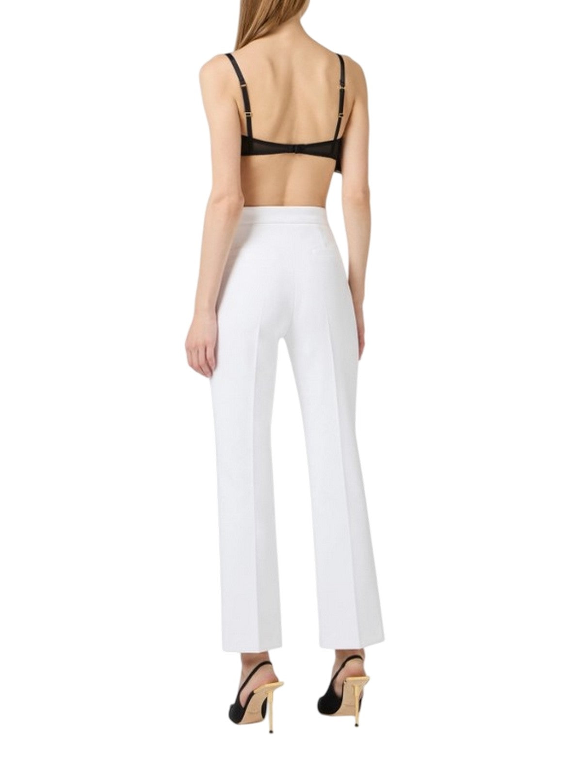 Vrouwenbroek Elisabetta Franchi - broek - ivoor