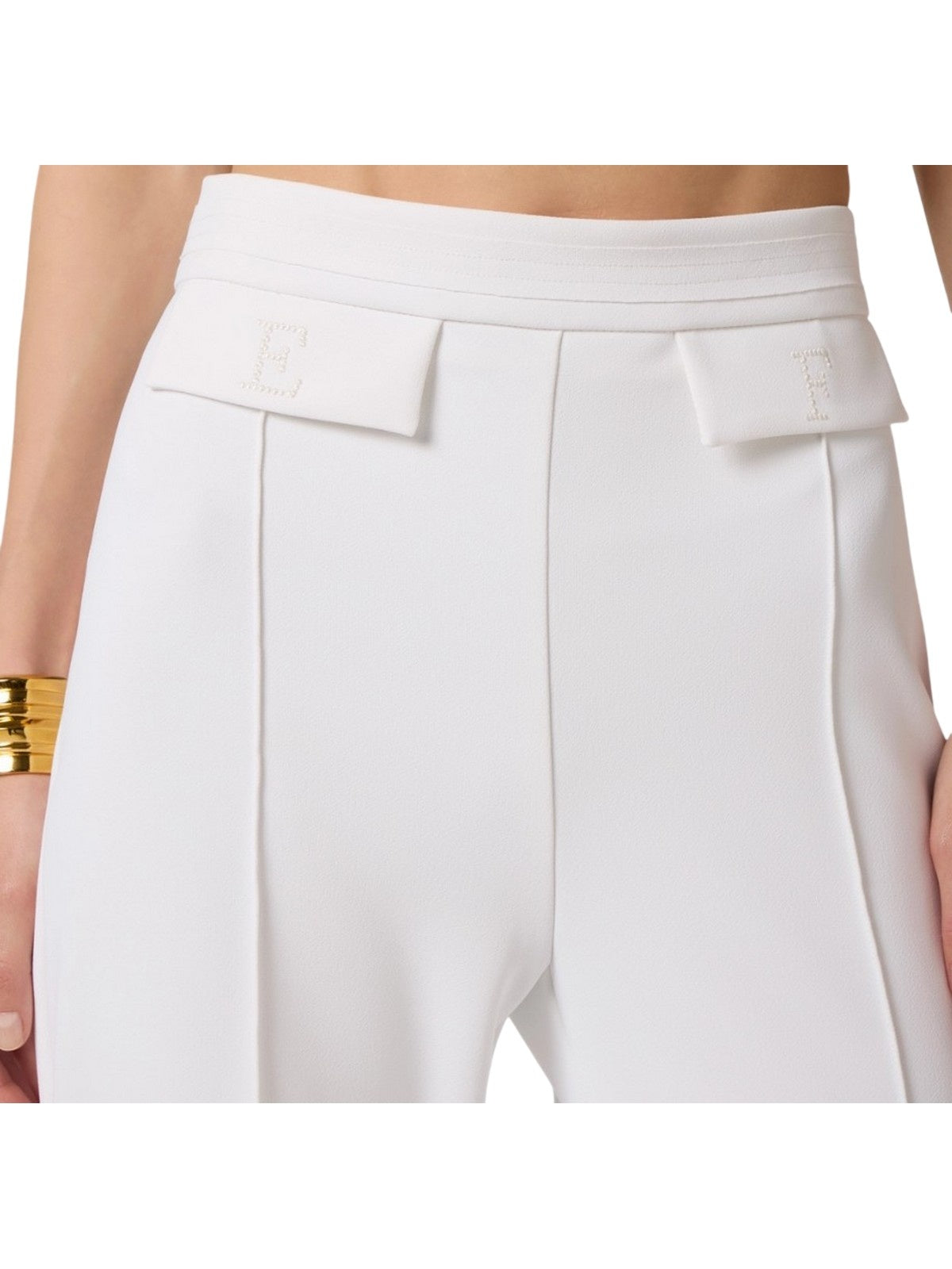 Frauenhose Elisabetta Franchi - Hose - Elfenbein