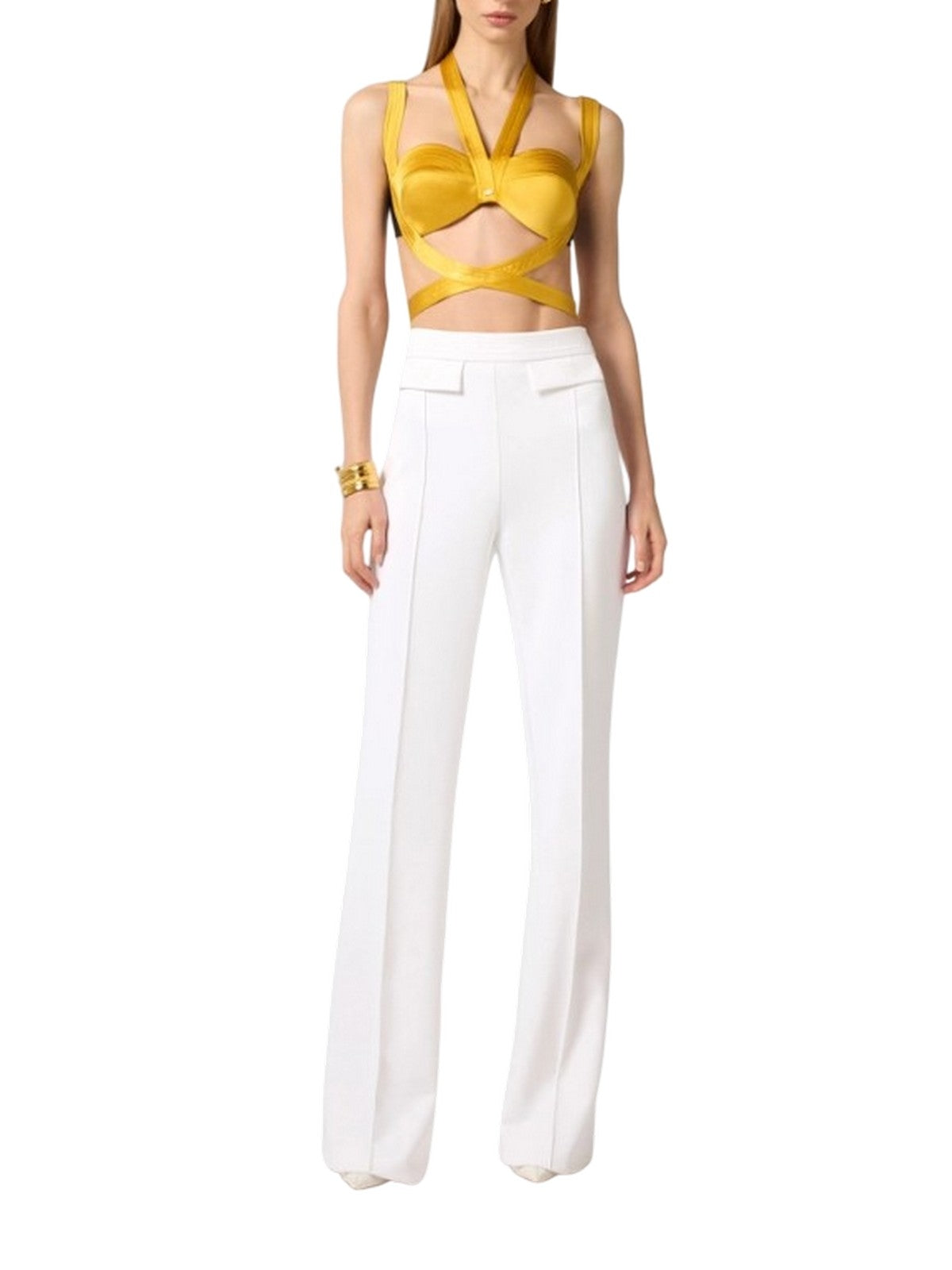 Frauenhose Elisabetta Franchi - Hose - Elfenbein