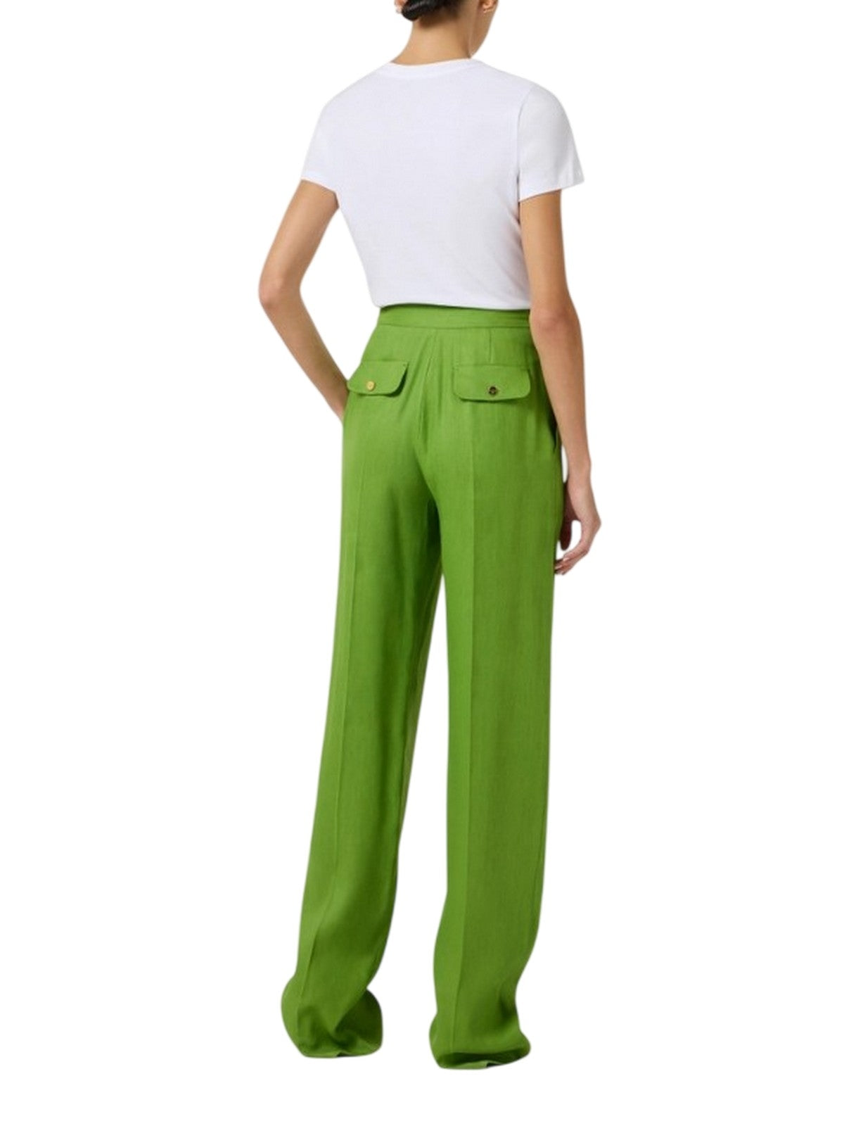 Women's trousers Elisabetta Franchi - pants - green