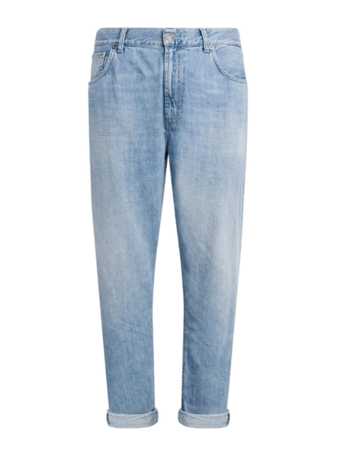 Vaquero Dondup - jeans 5 bolsillos sueltos ervin en la cruz fija denim bl - azul