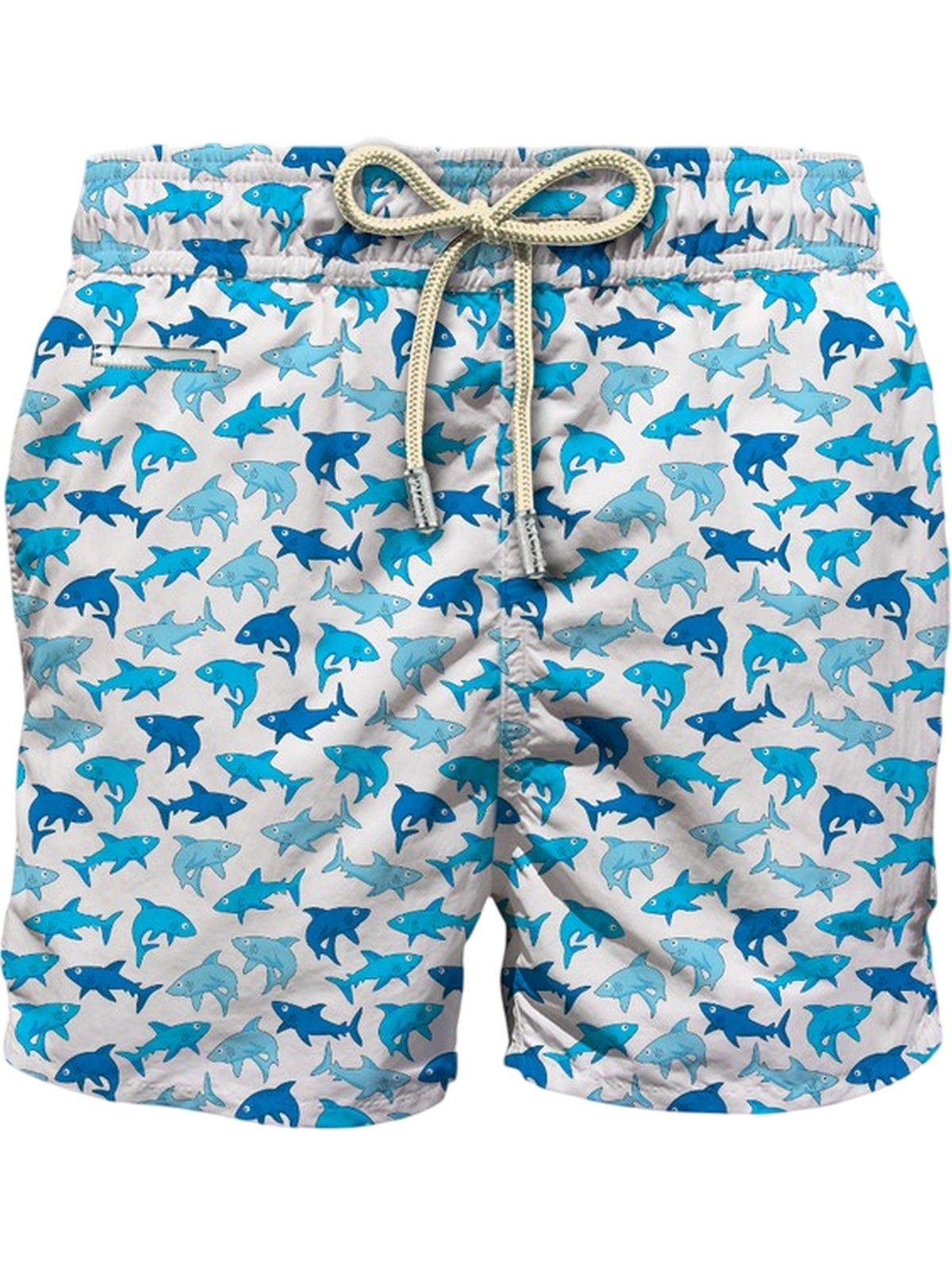 shorts and shorts man mc2 saint barth - lightingmicro fantasy shark trouble 0131 - multicolor