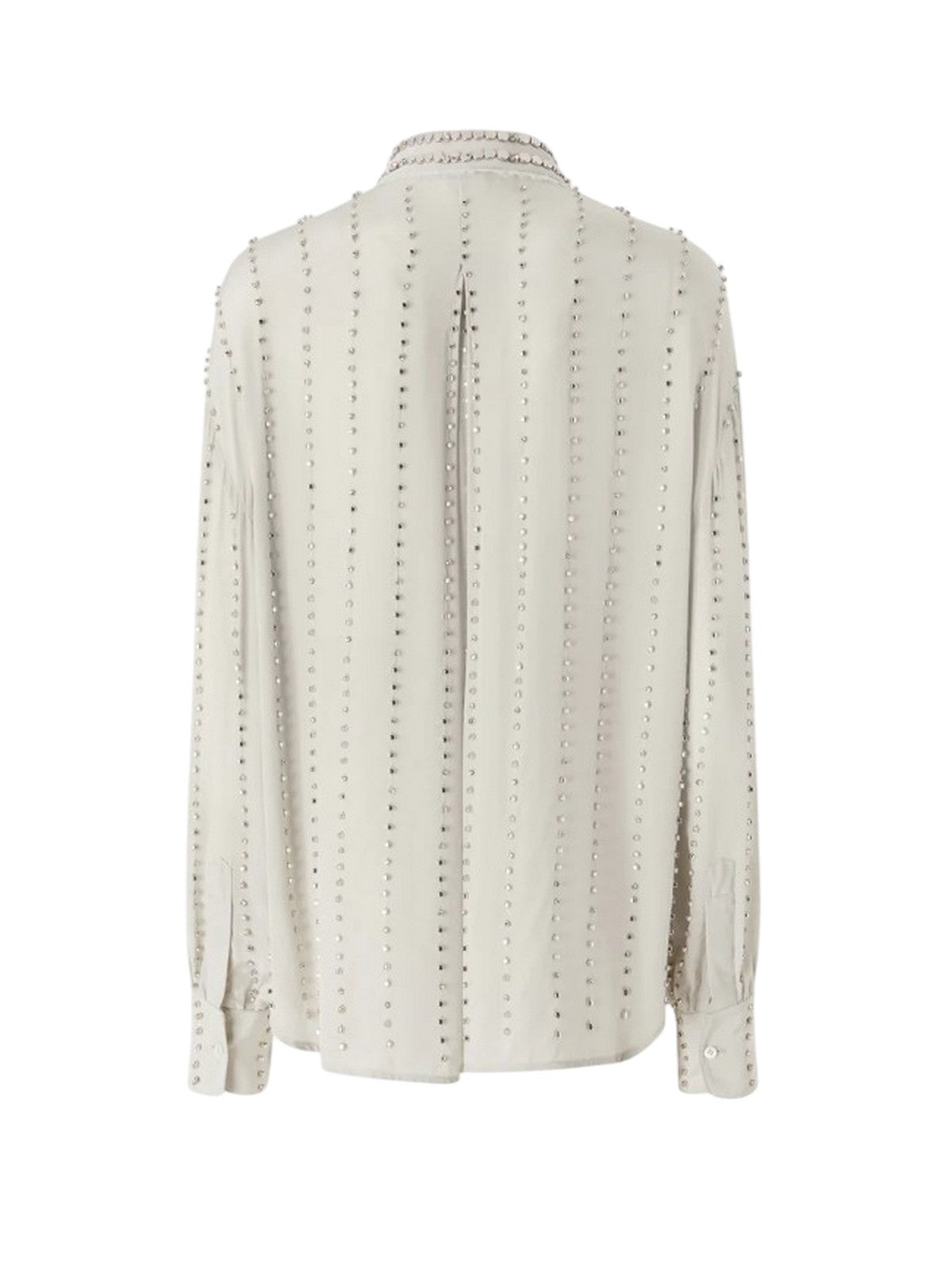 camisas de mujeres Pinko - camisa bordado de fluido de caitlin - gris