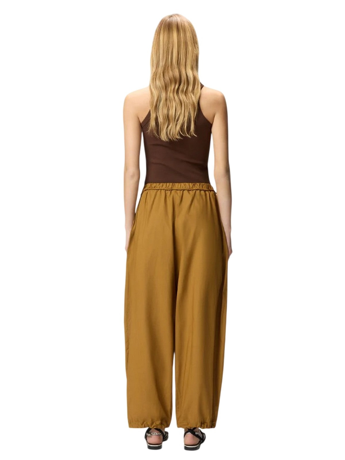 Vrouwenbroek Pinko - ogliastra pantalone popeline - brons