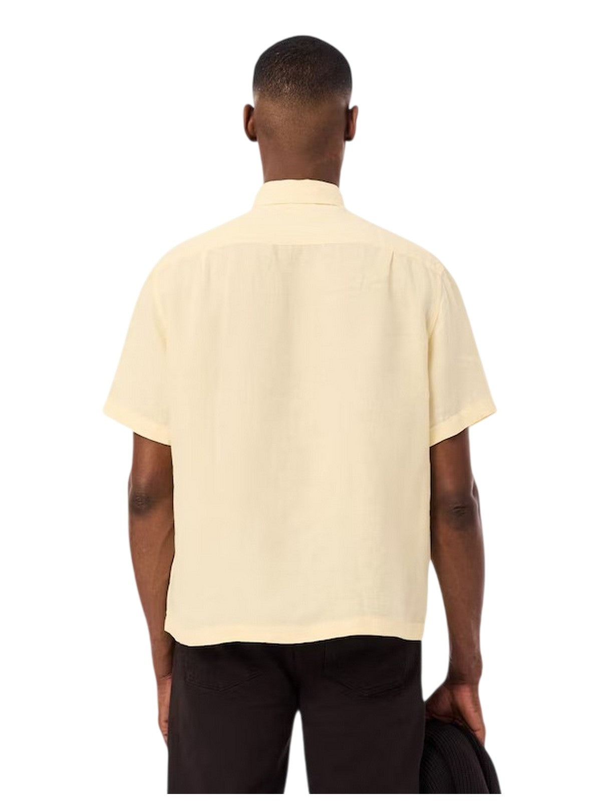 camicie casual uomo lacoste - camicia manica corta - beige