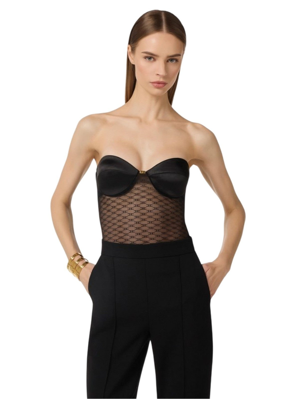 mujer cuerpo Elisabetta Franchi - cuerpo negro