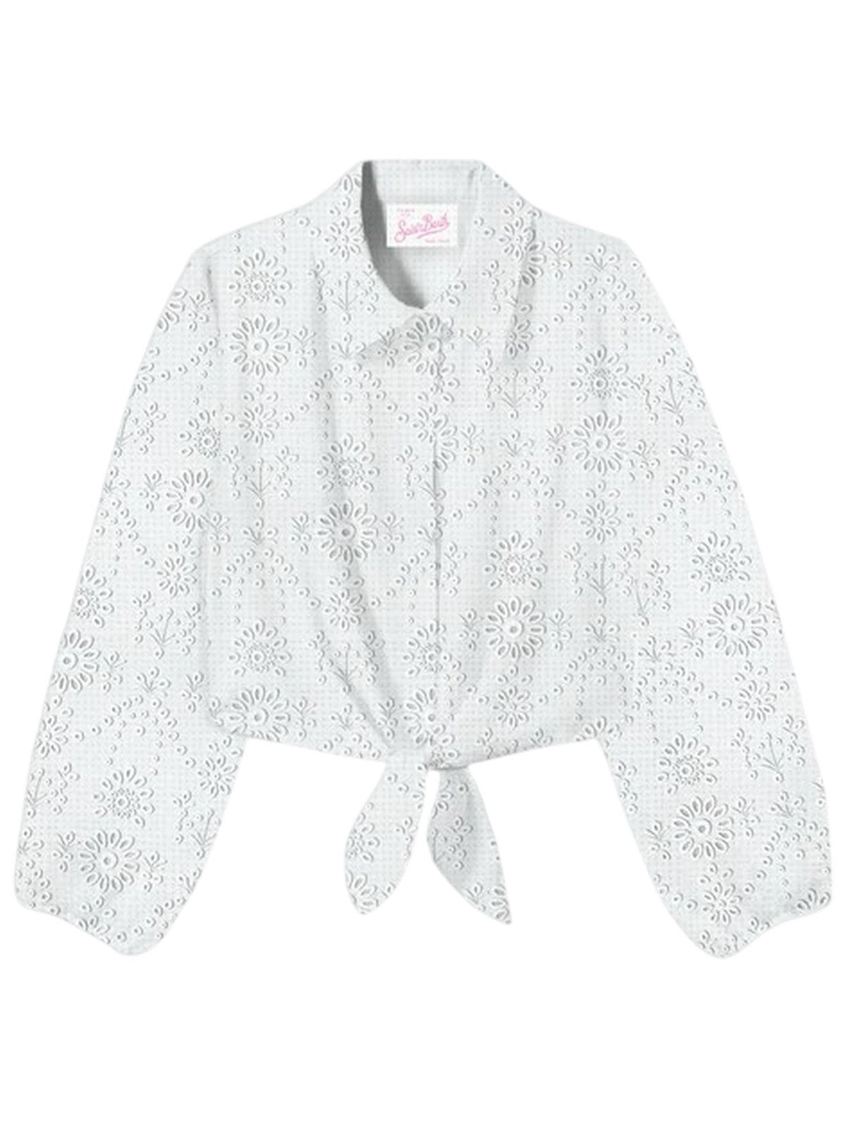 maglie donna mc2 saint barth - febby crop shirt over woman - n.d.
